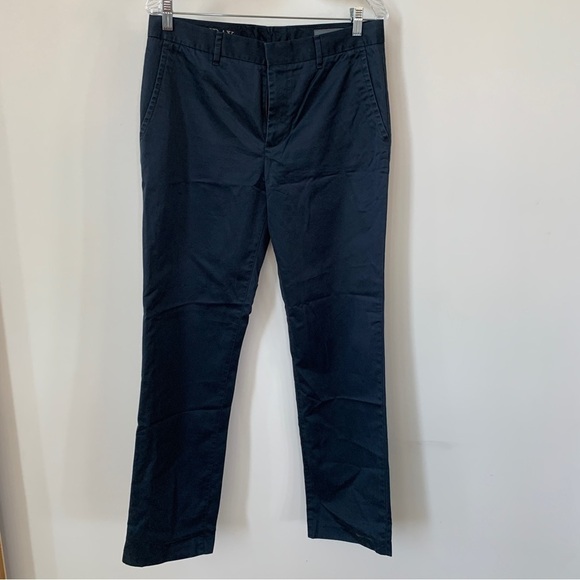 Bonobos Navy Blue Straight Monday Slacks Size 32x32 - Picture 1 of 8